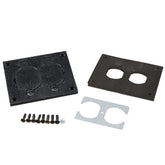 Legrand - Wiremold 828PR-BLK Nonmetallic Duplex Cover Plate, Black